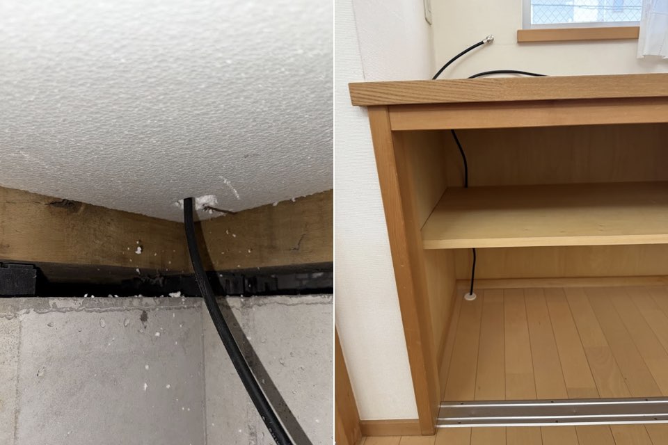 無線家さんのBSアンテナに、アマチュア無線のアンテナも設置した