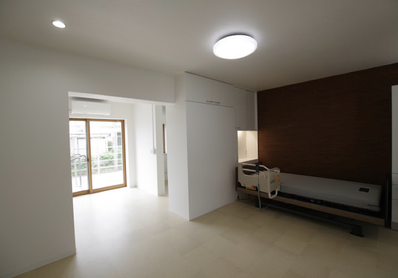 「兼ねること」でコンパクトに(1)LDKと寝室