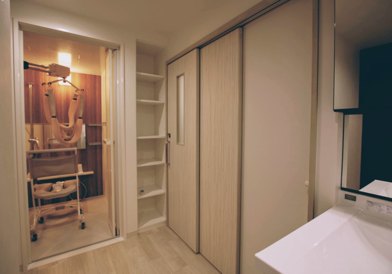 洗面室に「回遊性」を持たせるマンションリフォーム（3）浴室