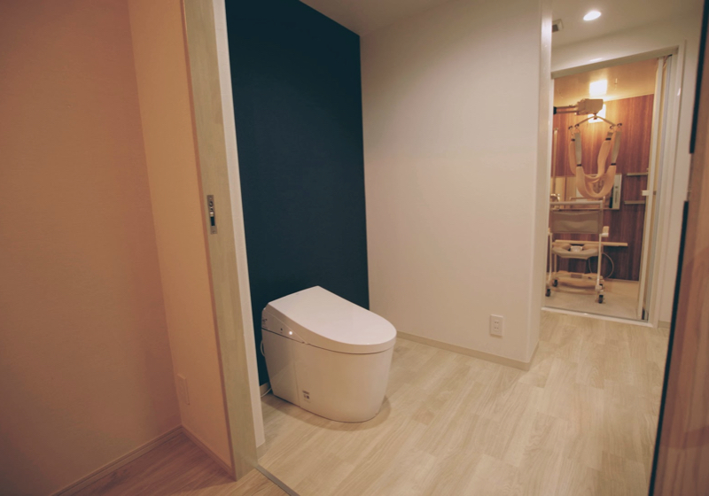 洗面室に「回遊性」を持たせるマンションリフォーム(2)トイレ