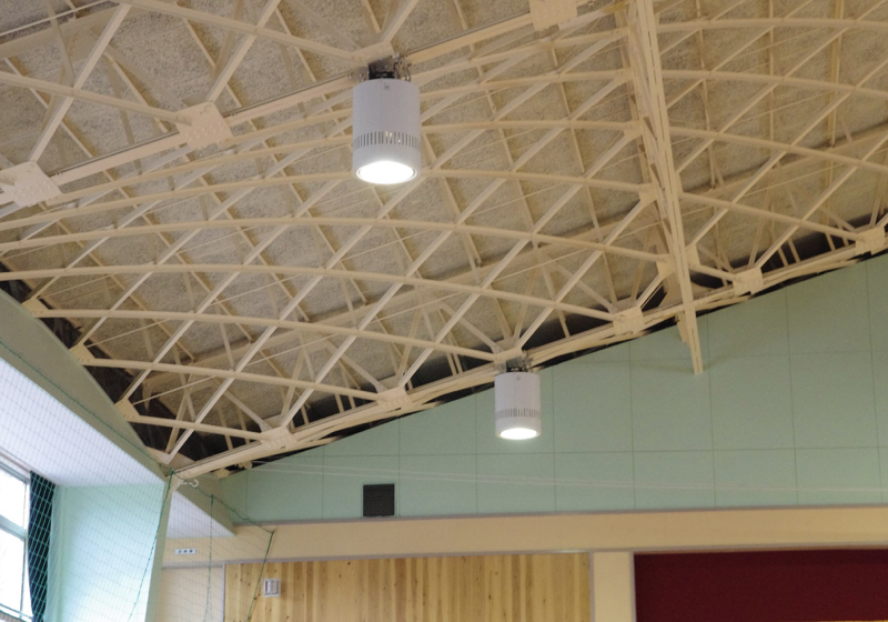 卒業式と体育館の天井構造