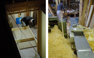 大滝建築事務所は、木工事を大切にしています