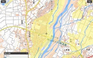 明治期の低湿地データ：電子国土web