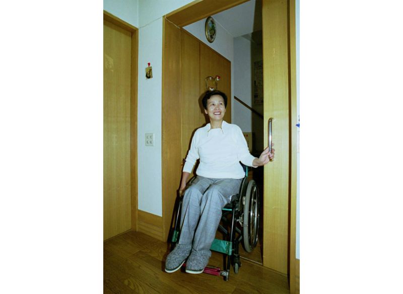 介護保険５ - ドア→引き戸　難しい改修